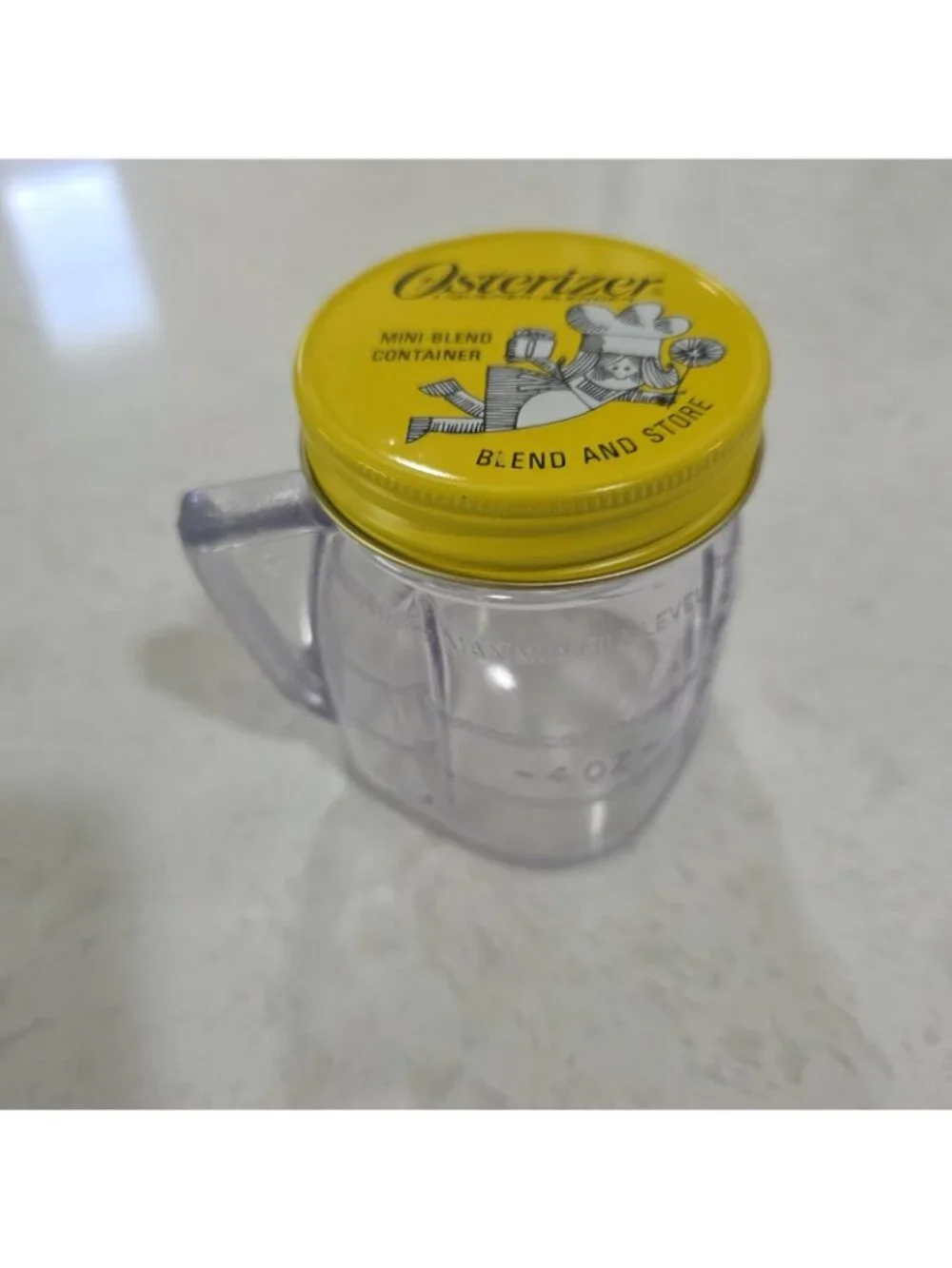 Vintage Osterizer Mini‎ Blend Container Blend and Store Blender Jar 8oz Set Of 3